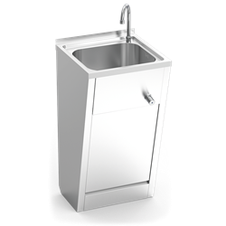 Lavamanos registrable de rodilla