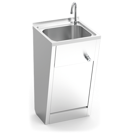 Lavamanos registrable de rodilla