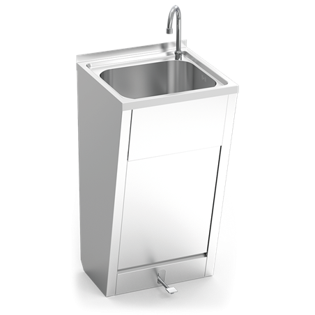 Lavamanos registrable c/pedal