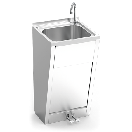 Lavamanos registrable c/doble pedal