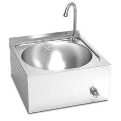 Lavamanos mural de rodilla