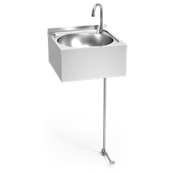 Lavamanos mural c/pedal