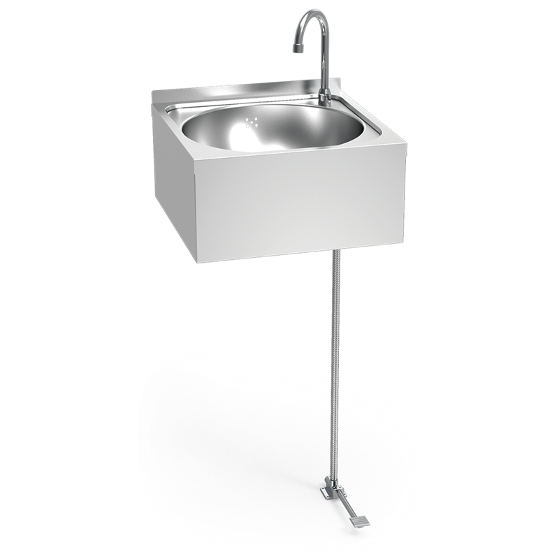 Lavamanos mural c/pedal