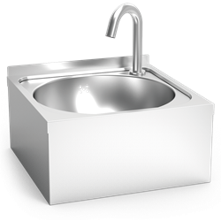 Lavamanos mural electrónico a pilas