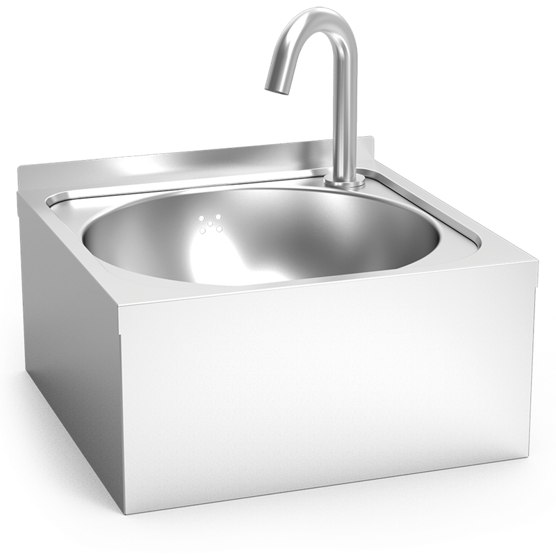 Lavamanos mural electrónico a pilas