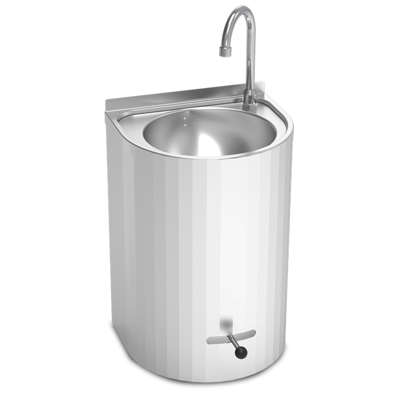 Lavamanos mural de palanca