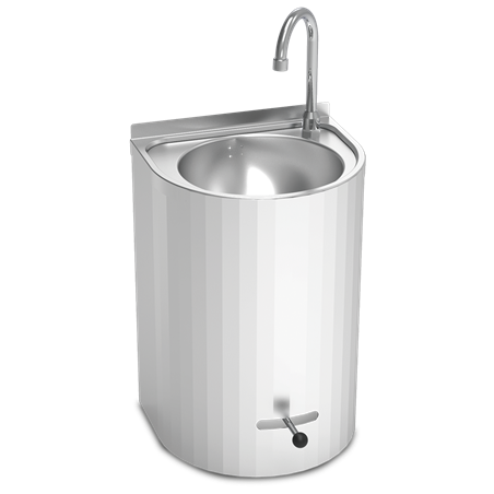 Lavamanos mural de palanca