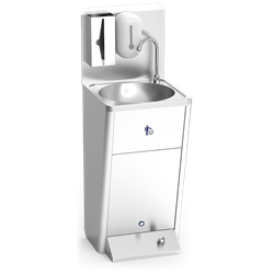 Lavamanos integral registrable un pulsador