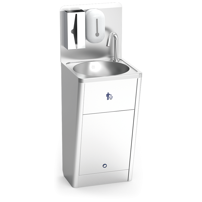 Lavamanos integral registrable electrónico