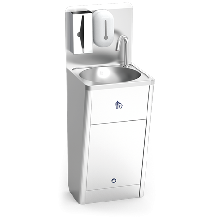 Lavamanos integral registrable electrónico