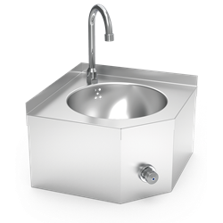 Lavamanos mural de esquina rodilla serie XS