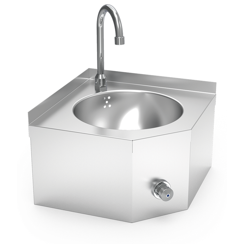 Lavamanos mural de esquina rodilla serie XS