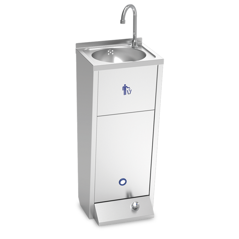 Lavamanos registrable c/pedestal un pulsador XS