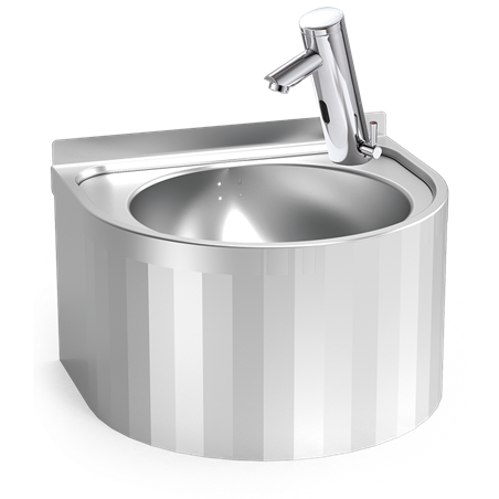 Lavamanos mural electrónico con selector de temperatura,