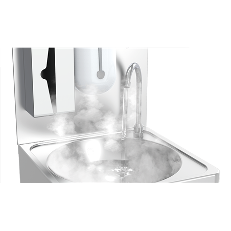 Agua caliente para lavamanos autónomo 32ºC - 12V