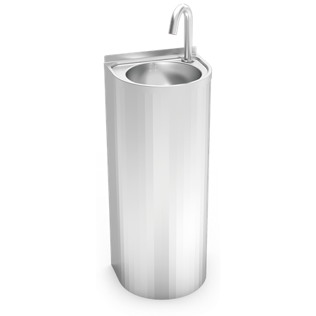 Lavamanos de columna electrónico