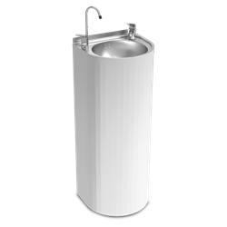 Fuente de agua de columna 350x300x850 mm.