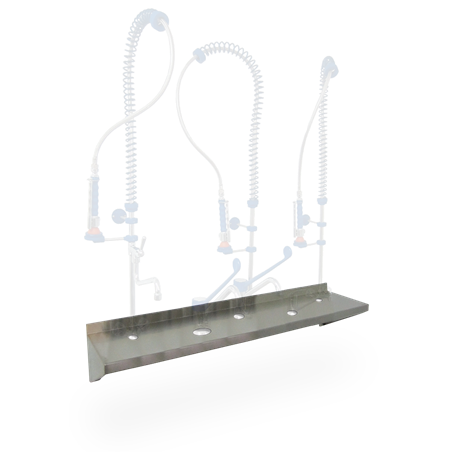 Expositor mural de grifería 1250x300x245 mm.