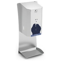 Dispensador acero inox de gel hidroalcohólico de pared